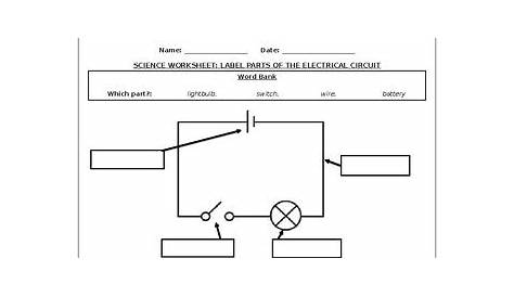 circuit diagram practice worksheet