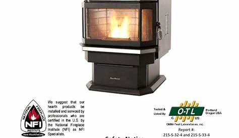 United States Stove Company PELLET 5660(I) User Manual | 40 pages