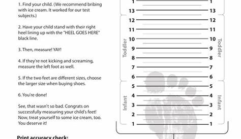 Zappos Kid Shoe Size Chart Download Printable PDF | Templateroller