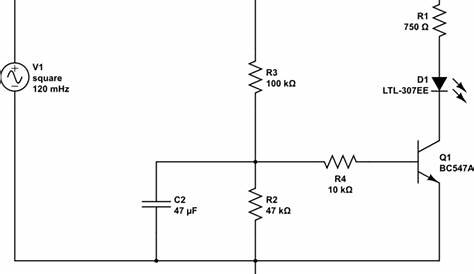 Simple circuit for fading an LED out (no MCU) - Electrical Engineering