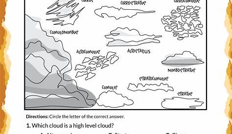 Free Printable Clouds Activity Sheets in 2023 | Cloud activities