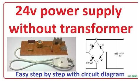 24V Transformer Wiring Diagram - How to make 24v power supply without