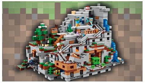 lego minecraft set the mountain cave