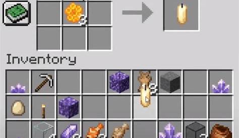 how to make candles minecraft