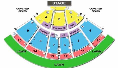 PNC Music Pavilion Seating Chart | Seating Charts & Tickets
