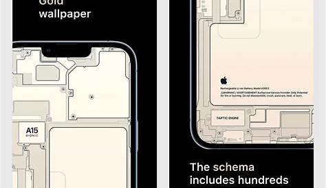 Iphone 13 Schematic Wallpaper