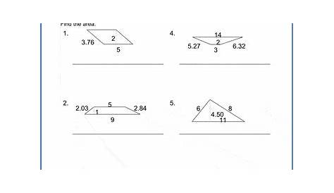area of parallelogram and triangle