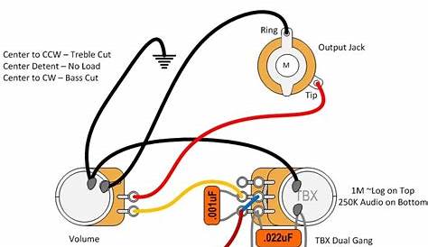 guitar tone control circuit diagram