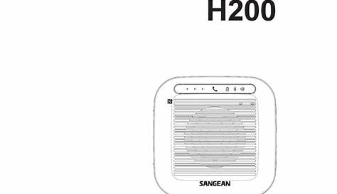 SANGEAN H200 MANUAL Pdf Download | ManualsLib