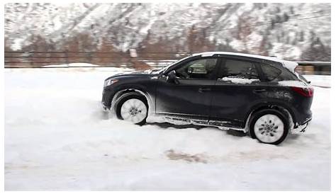 2014 Mazda cx-5 on snow - YouTube