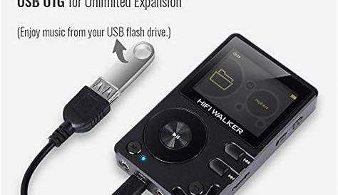 HIFI WALKER H2 High Resolution Hifi Lossless Bluetooth FLAC WAV MP3