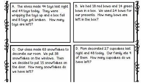 two-step subtraction word problems 2nd grade