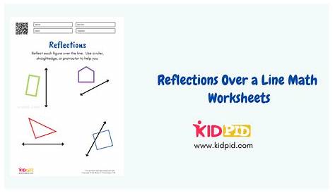 reflections math worksheets