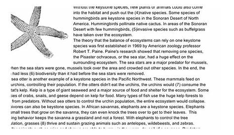 Keystone Species Reading and Questions - Google Docs