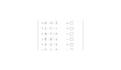 Add And Subtract Mixed Fractions Worksheet - Fractions Worksheets
