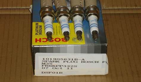AUDI A3 SPARK PLUGS SET OF 4 FOR ENGINE CODES AXX / BWA / BYT /BPY