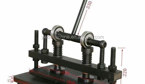 Manual Leather Cutting Clicker Press 360*160mm - Buy Manual Leather