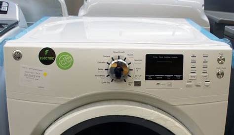 27″ GE GFD43ESSMWW 7.5 cu.ft. Electric Front Load Dryer – Appliances TV Outlet