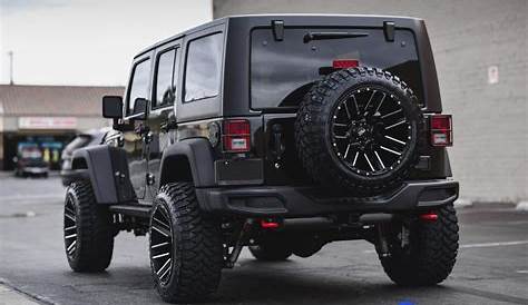 black jeep wrangler wheels and tires