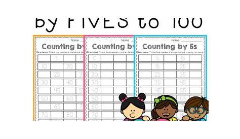 Skip Counting by 5s Worksheets Differentiated / Scaffolded / RTI