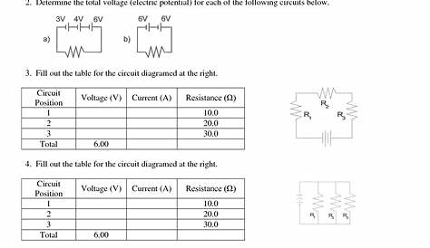 13 Series Parallel Circuit Worksheet / worksheeto.com