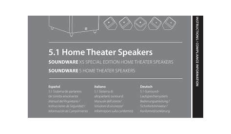 boston acoustics soundware s owner's manual
