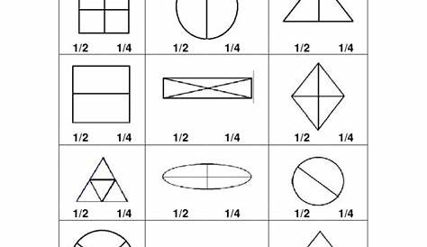 Halves And Fourths #2 Worksheet for 2nd - 4th Grade | Lesson Planet