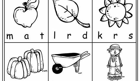 Initial Letter Sounds Worksheets | Try this sheet
