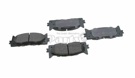 Toyota Camry Brake Pads - Disc Brake Pad - DuraGo Centric TRQ Raybestos