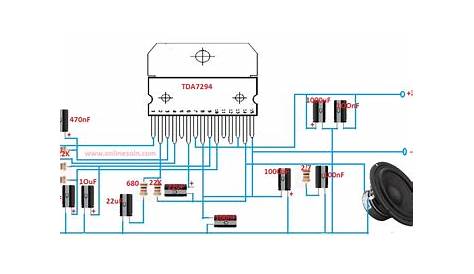 5 watt subwoofer circuit diagram