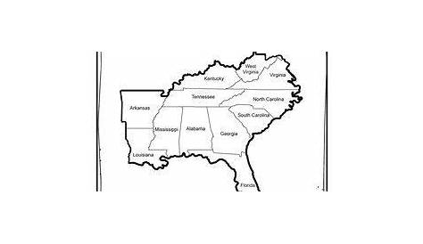regions of the us worksheets