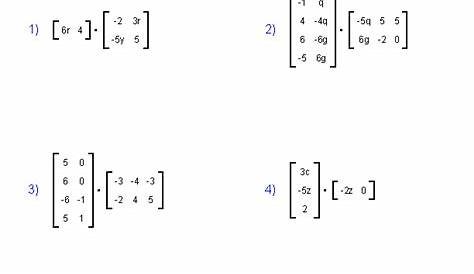 Algebra 2 Worksheets | Matrices Worksheets | Word problem worksheets