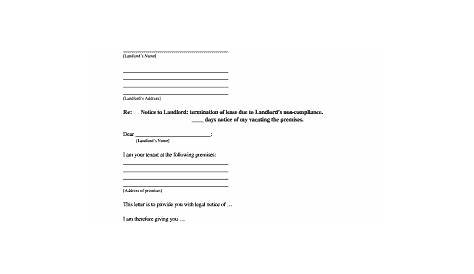 Letter To Landlord To Rent Property For Your Needs - Letter Template
