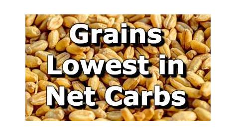Grains Low in Net Carbs | Carbohydrates food, Bad carbohydrates