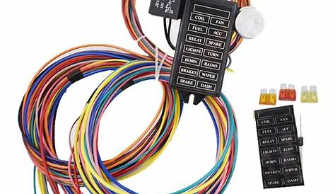 21 circuit universal wiring harness diagram
