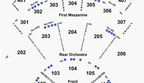 Caesars Palace Seating Chart Section 104 Row F, HD Png Download - kindpng