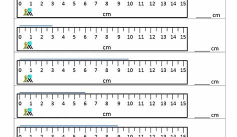 measuring length worksheet for kindergarten