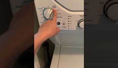 ge washer dryer combo manual
