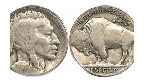 indian head nickel value chart