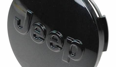 Mopar Wheel Center Cap, Black With Jeep Logo - 1LB77DX8AC – Jeep World