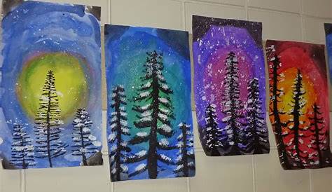 winter art for grade 2