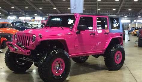 pink rims jeep wrangler