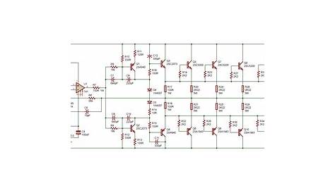 3000w amplifier circuit diagram