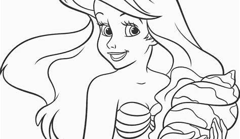 Print & Download - Find the Suitable Little Mermaid Coloring Pages for