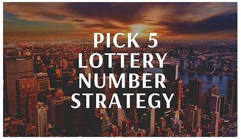 PICK 5- PICK 5 LOTTERY NUMBER STRATEGY - YouTube