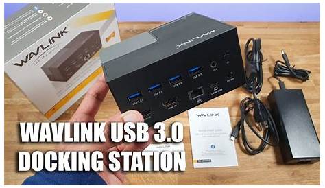 WAVLINK USB 3.0 Dual Screen Docking Station Unboxing and Setup