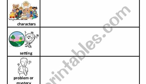 English worksheets: Elements of a Mystery