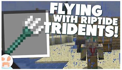 how to use riptide in minecraft
