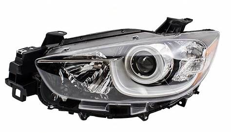 AutoandArt.com - 13-15 Mazda CX-5 SUV New Pair Set Halogen Headlight