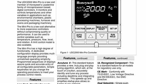 Honeywell UDC 2000 | Relay | Amplifier